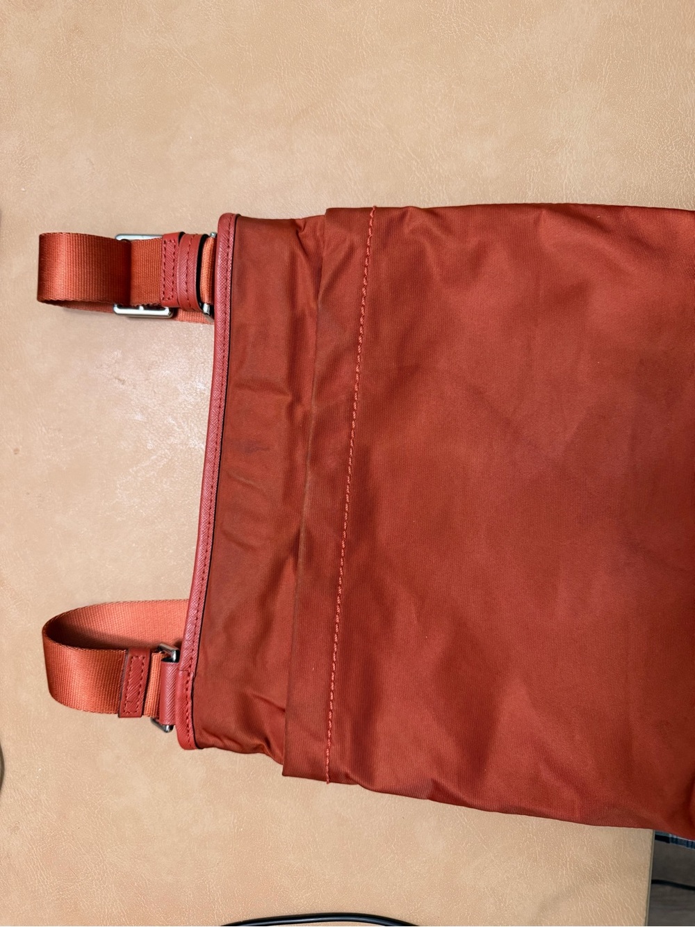 Tumi Orange Nylon Crossbody Messenger Bag for Men - Picture 4 of 10